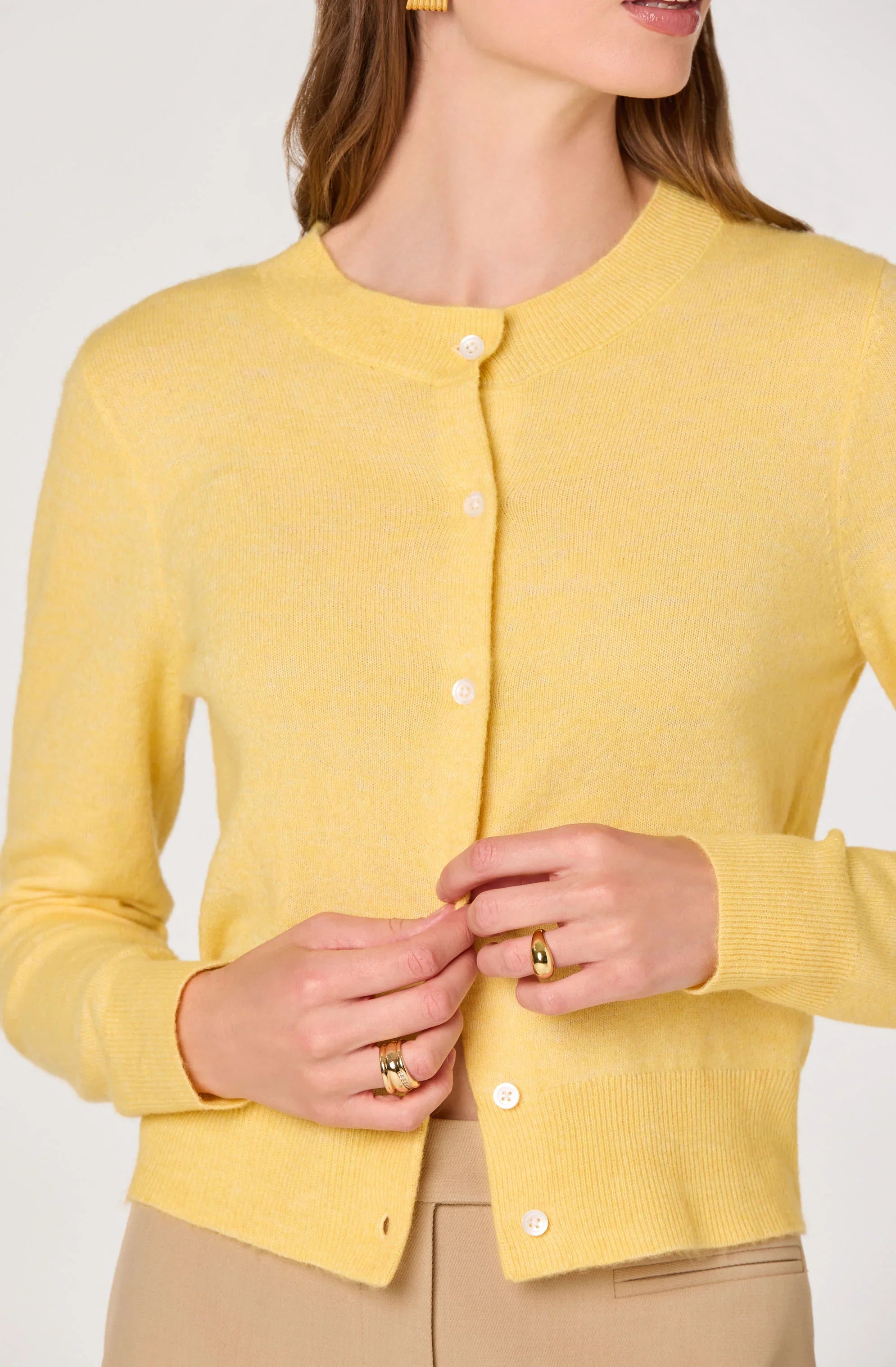 Inixyf Mary Classic Button Front Cardigan