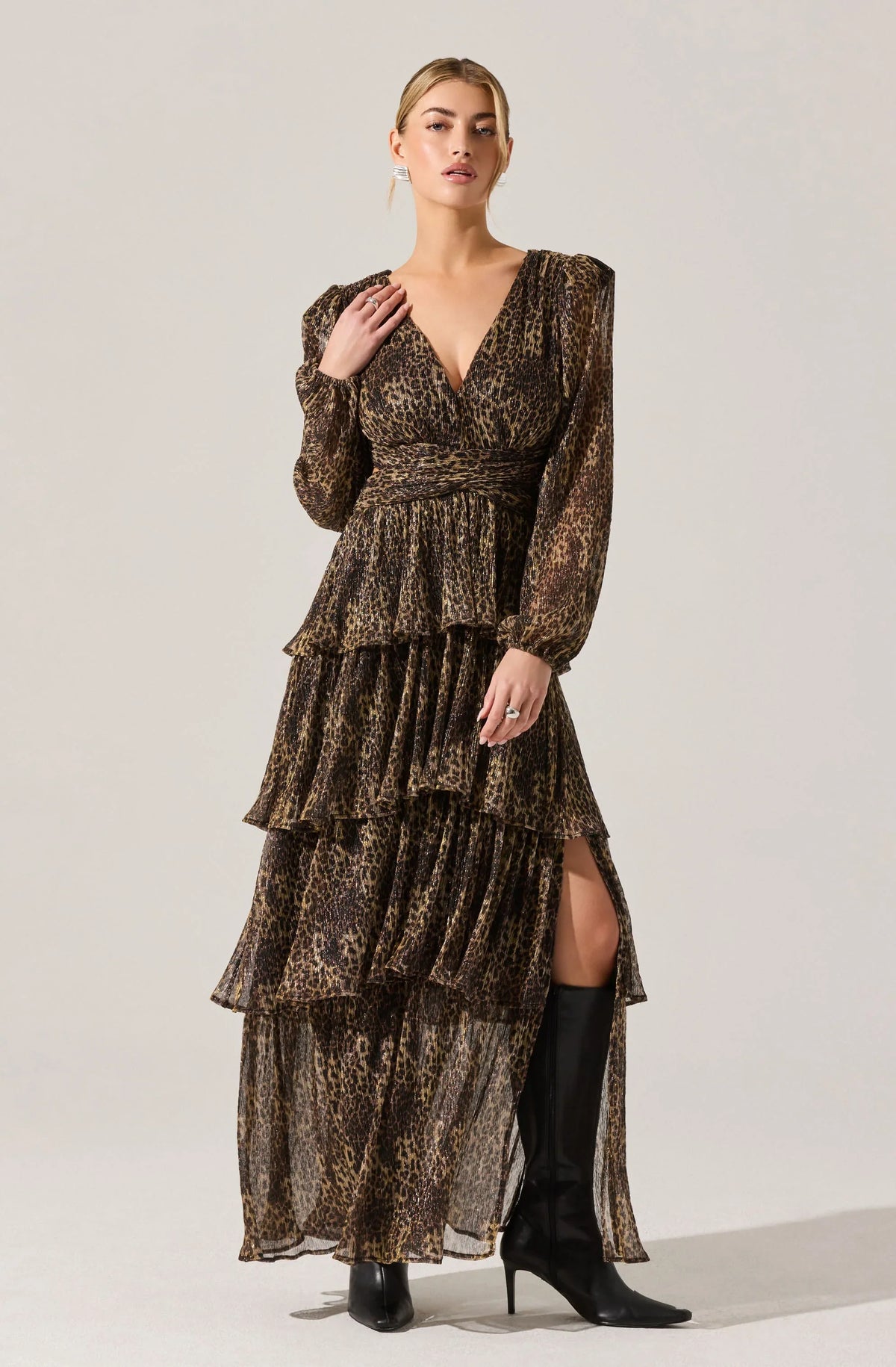 Lbruh Anora Floral Tiered Maxi Dress