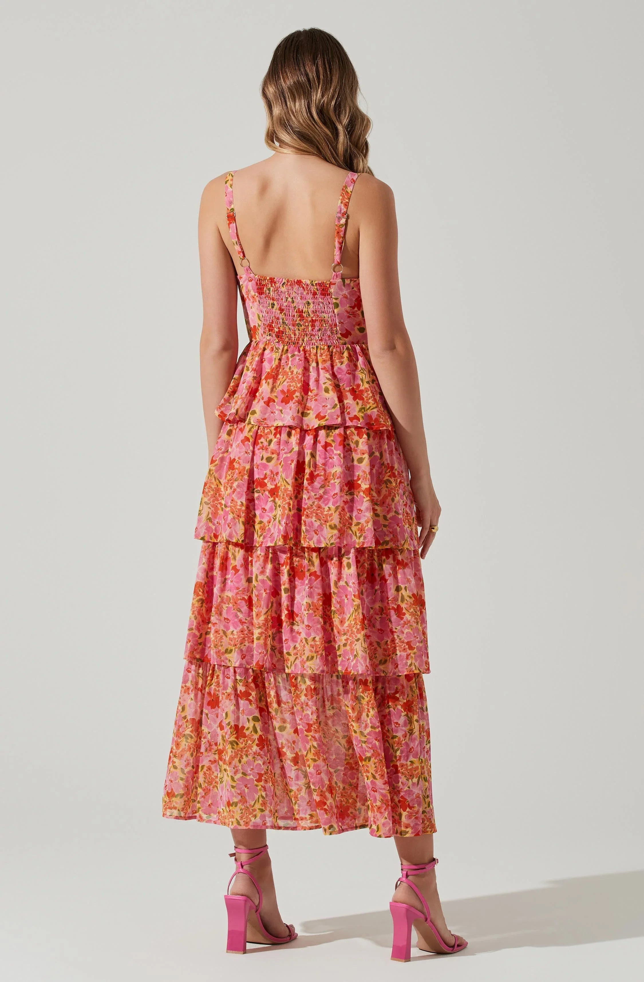 Lbruh Midsummer Floral Tiered Maxi Dress