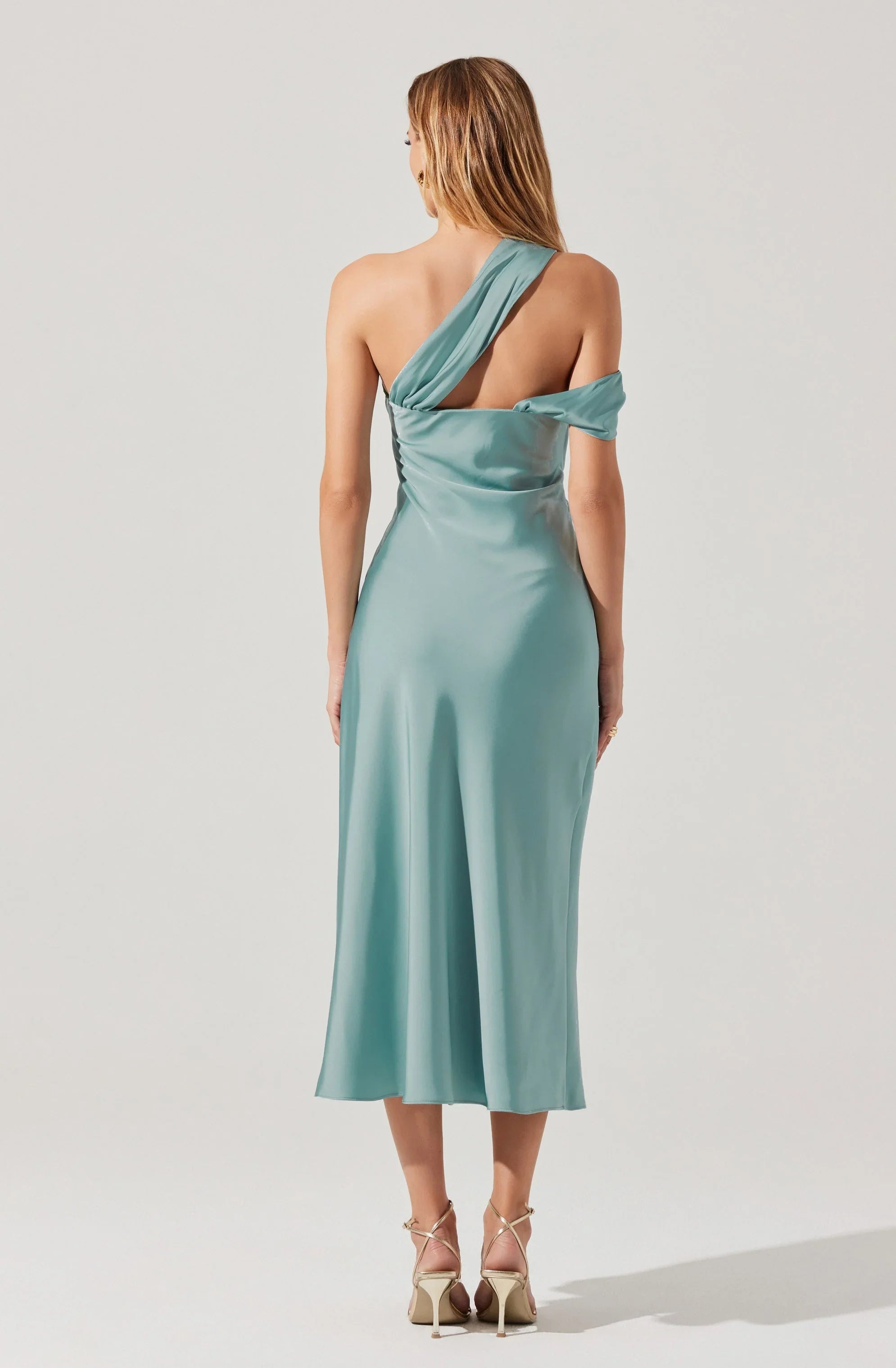 Lbruh Cersei One Shoulder Midi Dress