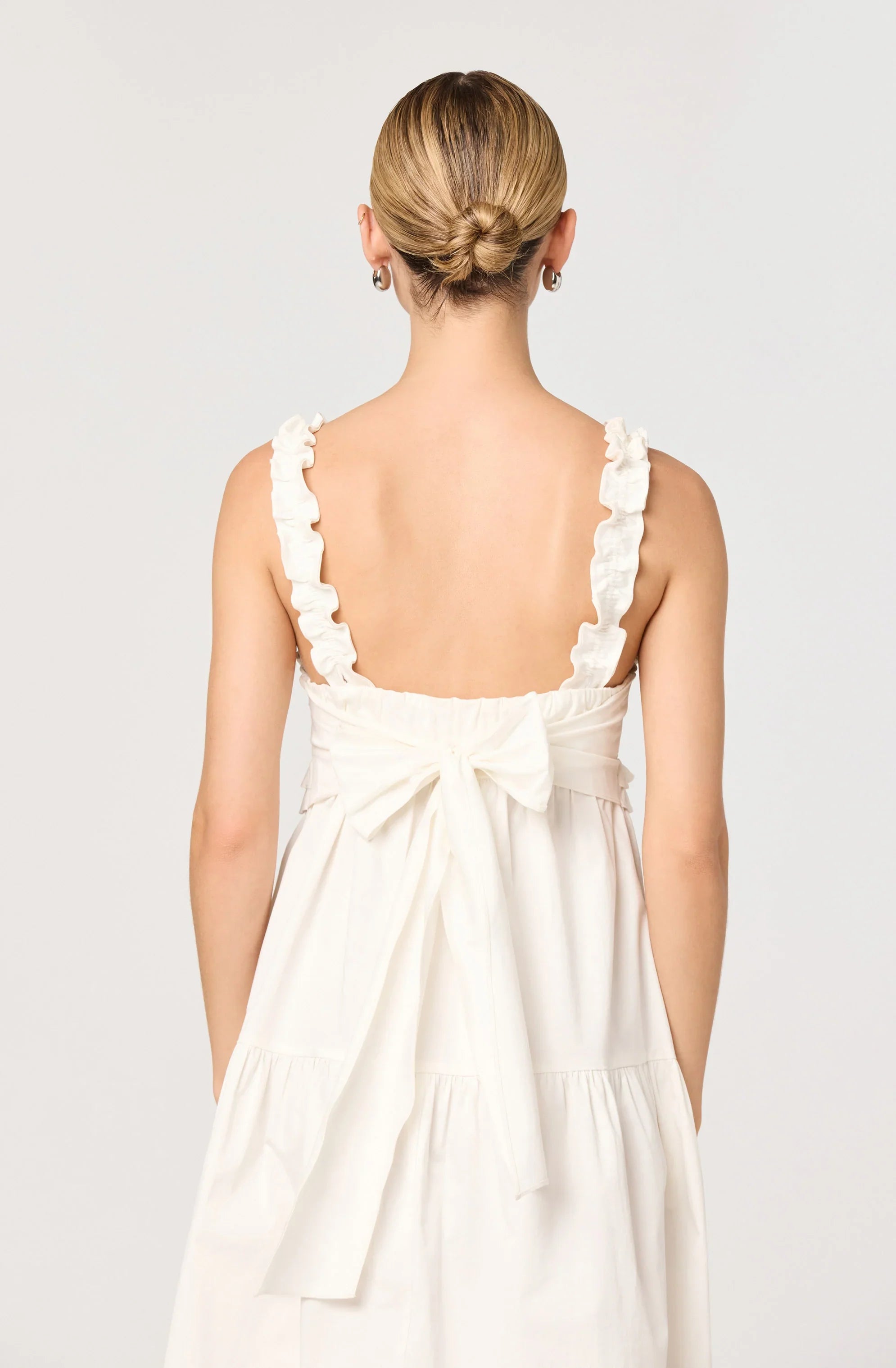 Lbruh Orenthia Ruffle-Strap Smocked Maxi Dress