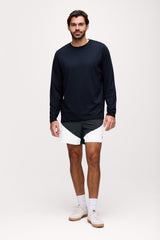 Contrast Panel Refine Short | Black/White