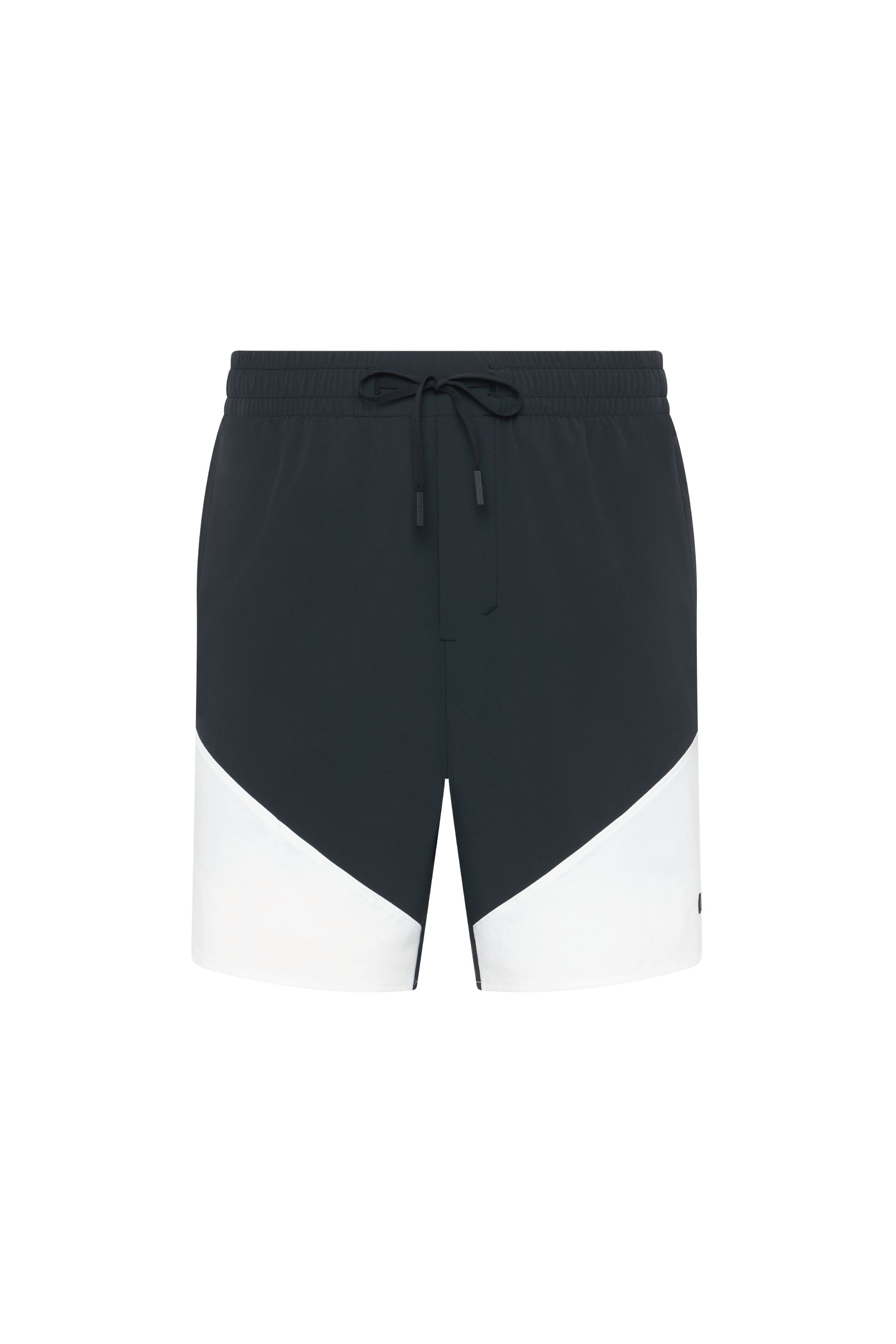 Contrast Panel Refine Short | Black/White