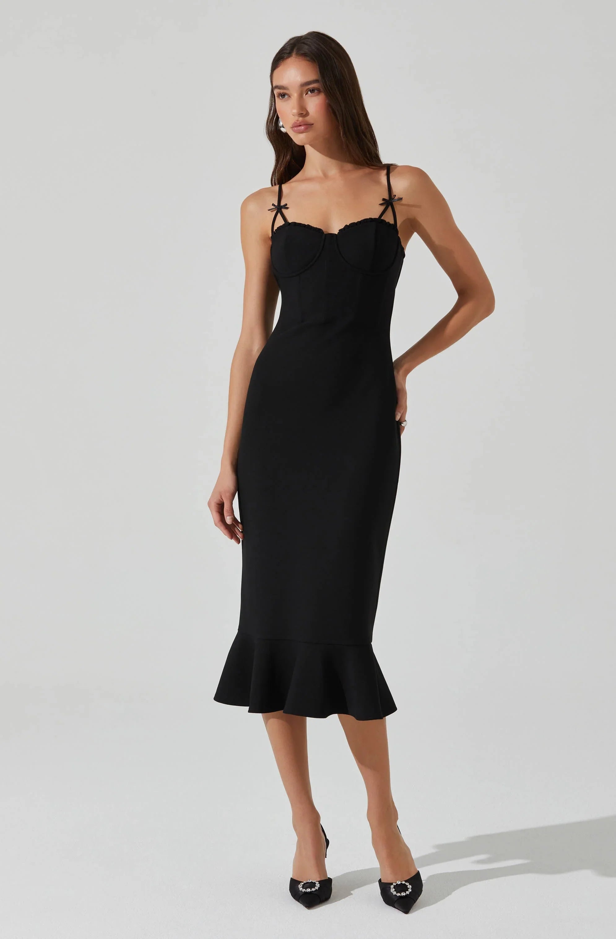 Lbruh Adana Bow Detail Bustier Dress