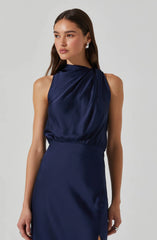Lbruh Jelyn Satin Midi Dress