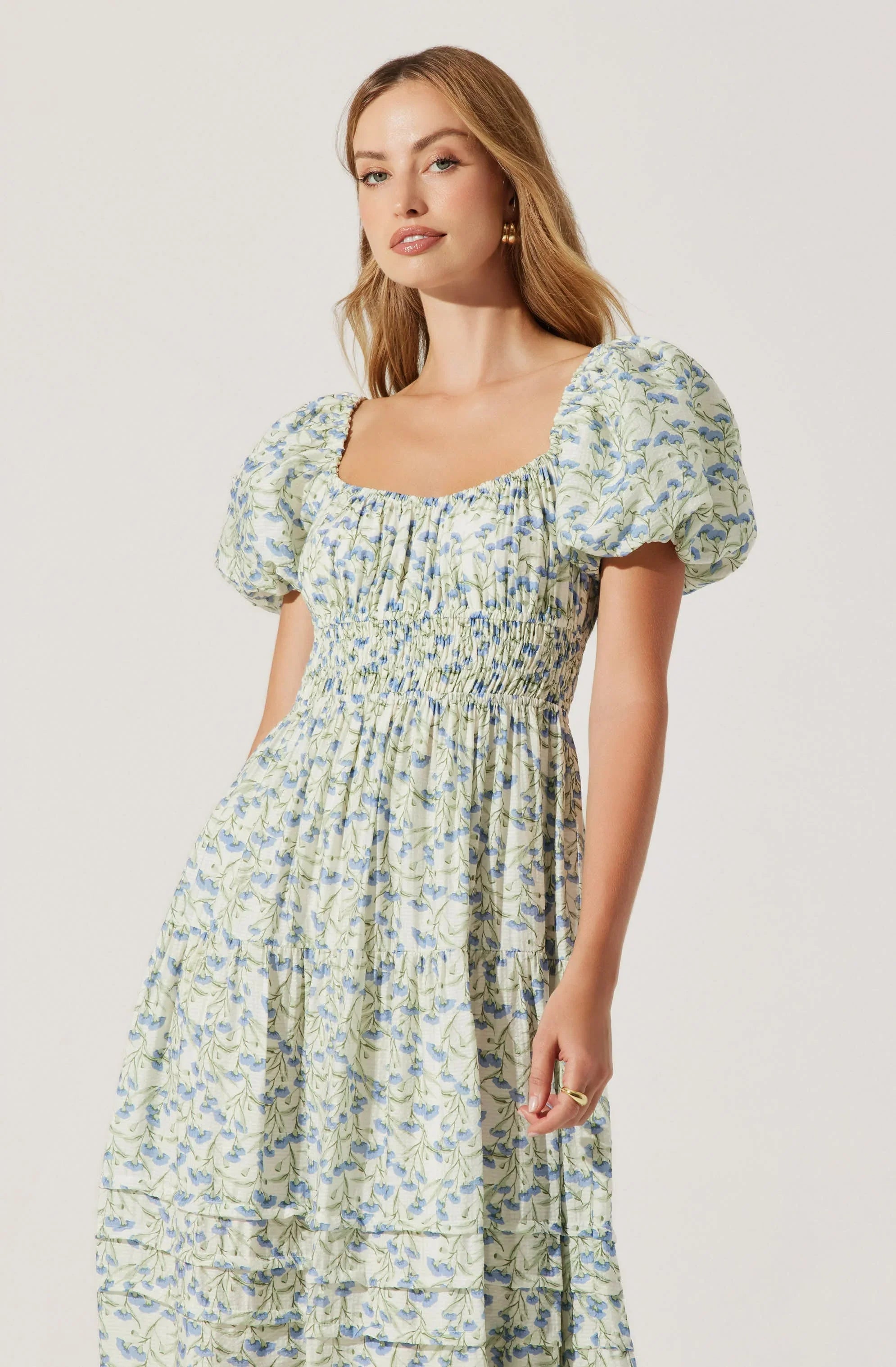 Lbruh Florentina Floral Tiered Maxi Dress