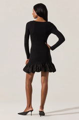 Lbruh Carlene Ribbed Mini Sweater Dress