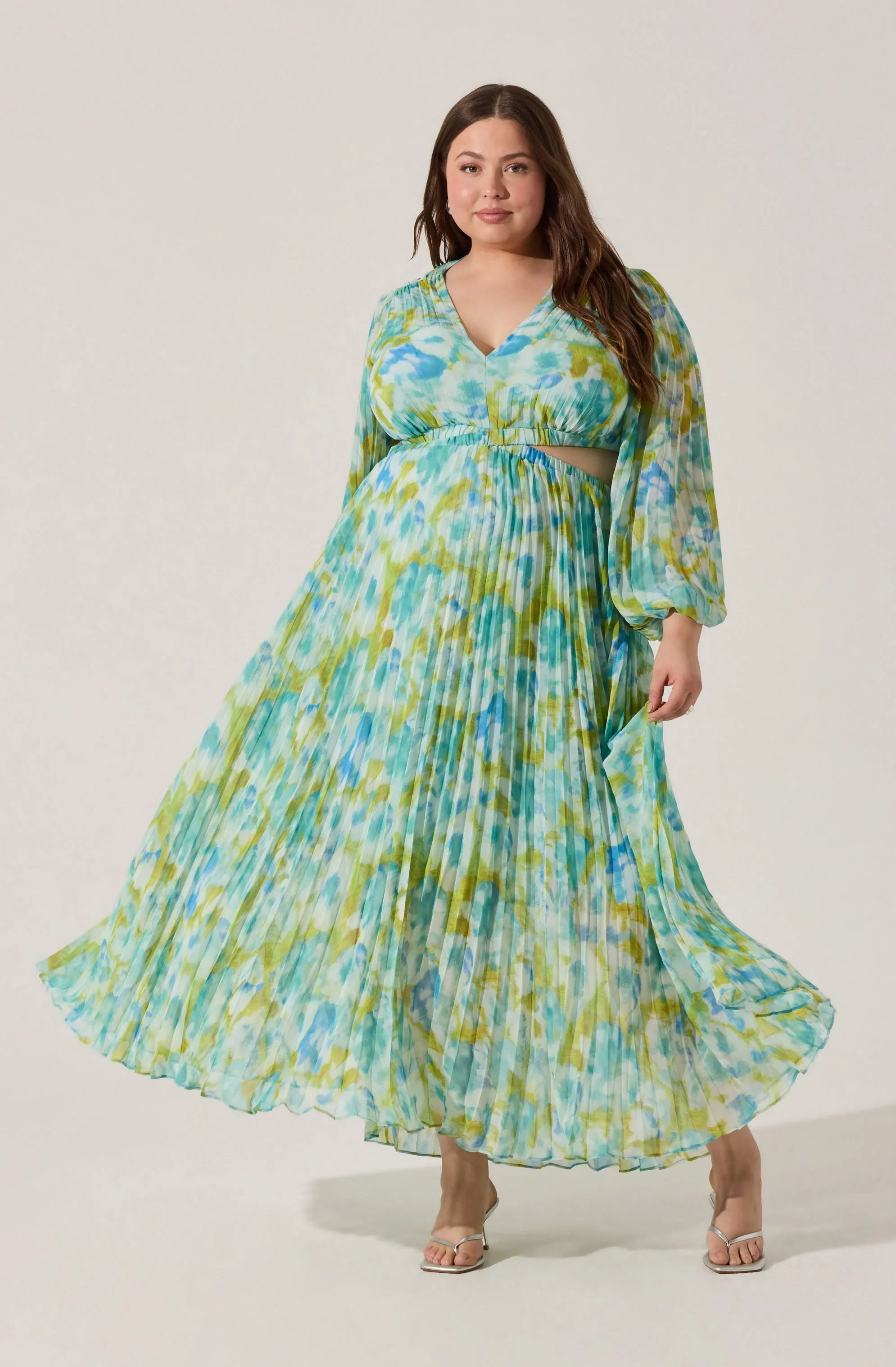 Lbruh Revery Floral Long Sleeve Maxi Dress