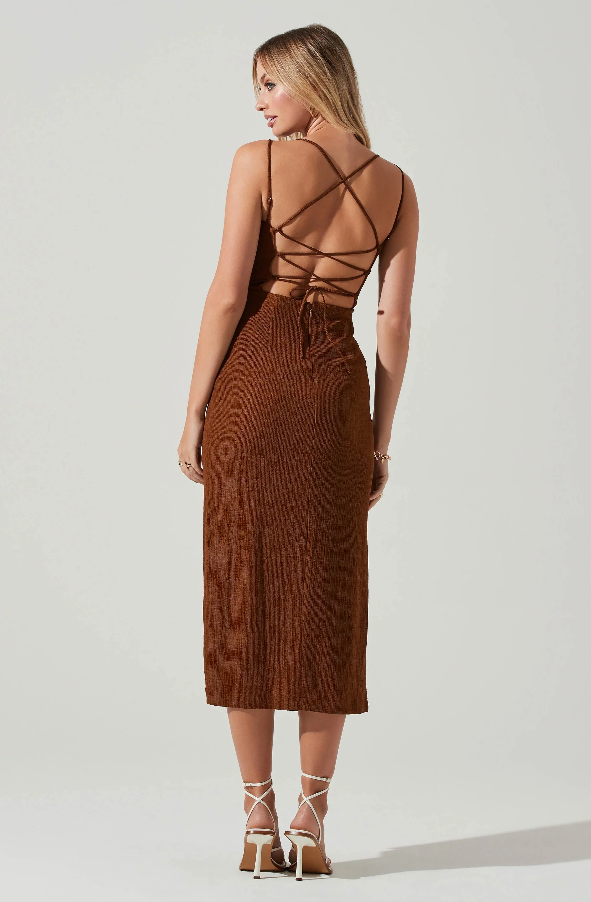 Lbruh Brinda Wrap Midi Dress