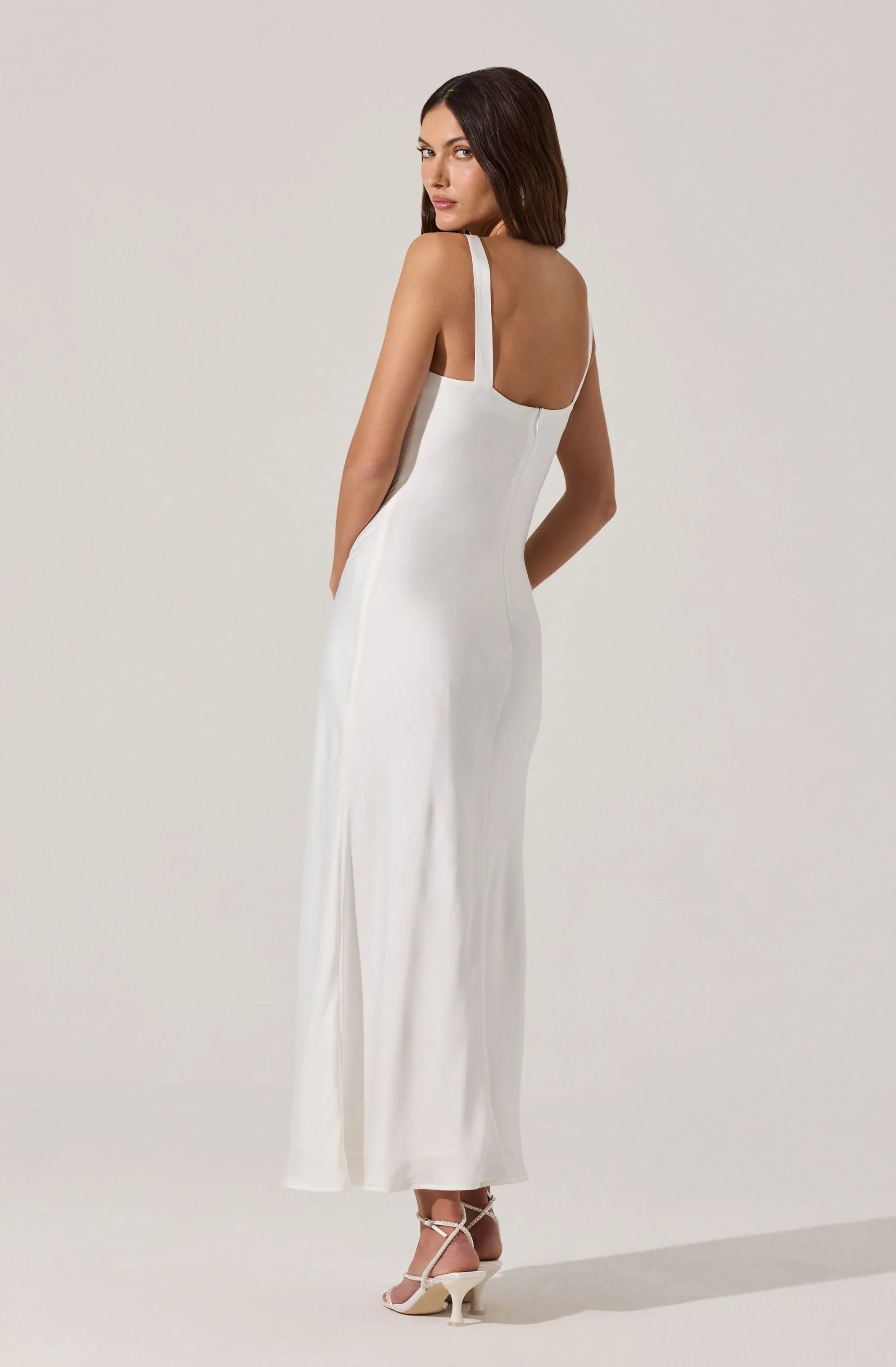 Inixyf Stacie Satin Maxi Dress