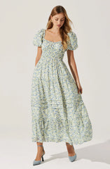 Lbruh Florentina Floral Tiered Maxi Dress