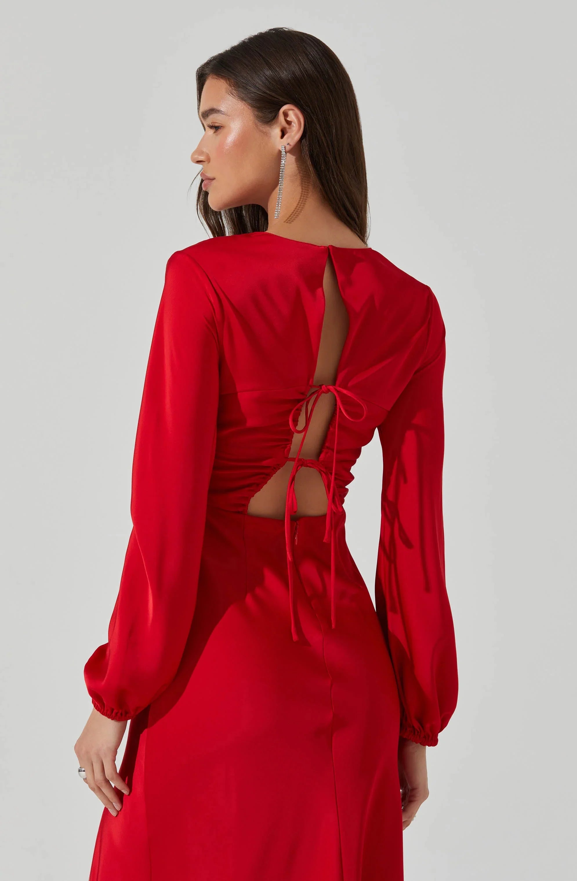 Lbruh Elyse Satin Maxi Dress