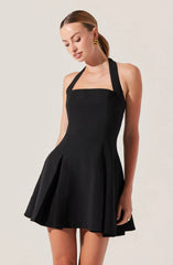 Lbruh Lilibeth Halter Neck Mini Dress