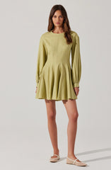 Lbruh Elowyn Linen Blend Skater Dress