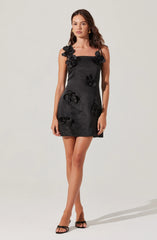 Lbruh Cerelia 3D Floral Mini Dress