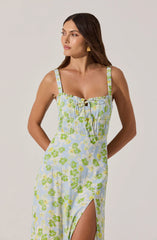 Lbruh Elsie Floral Midi Dress
