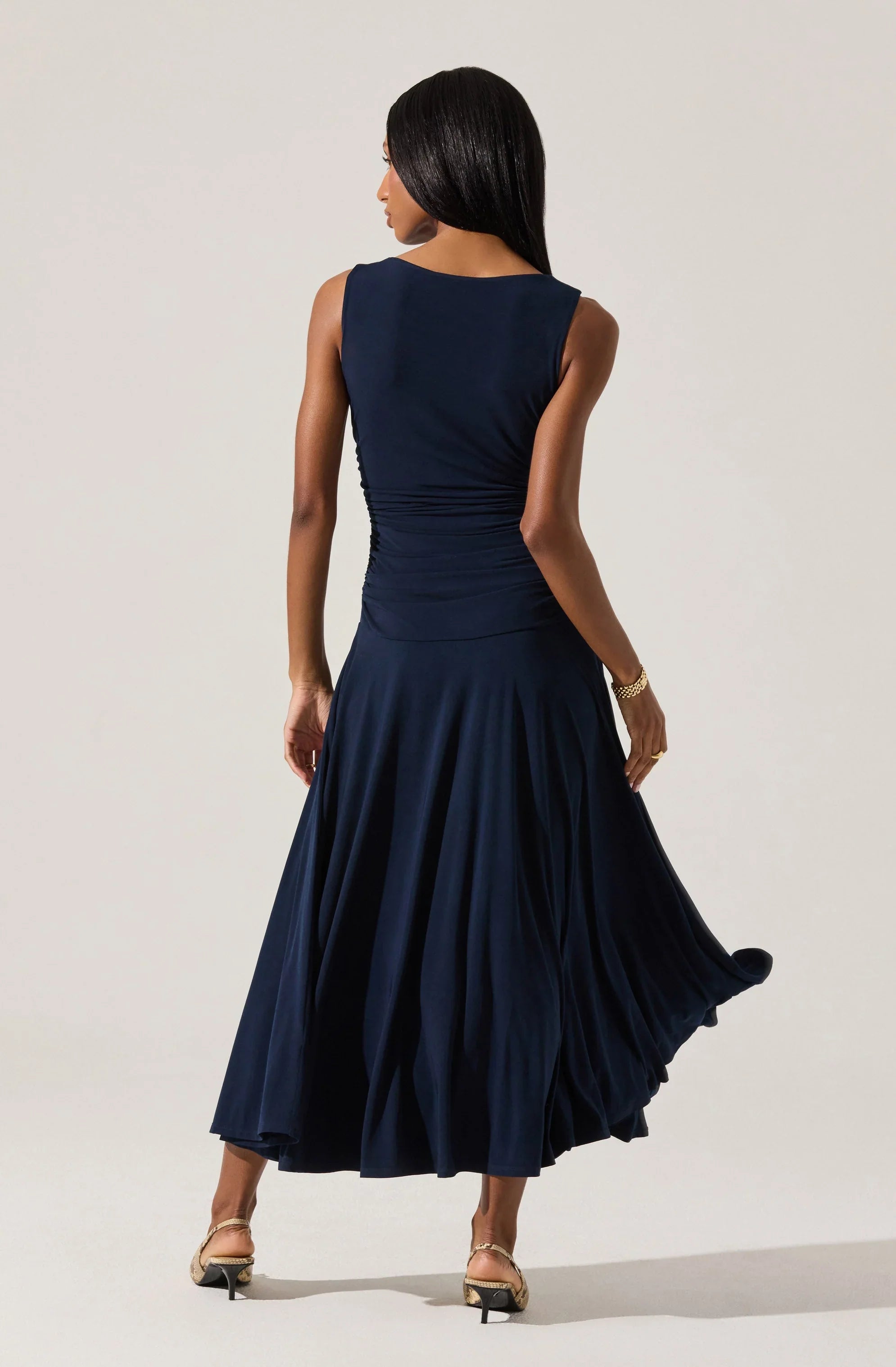 Inixyf Melisandre High Neck Maxi Dress