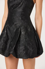Lbruh Jinx Jacquard Halter Mini Dress