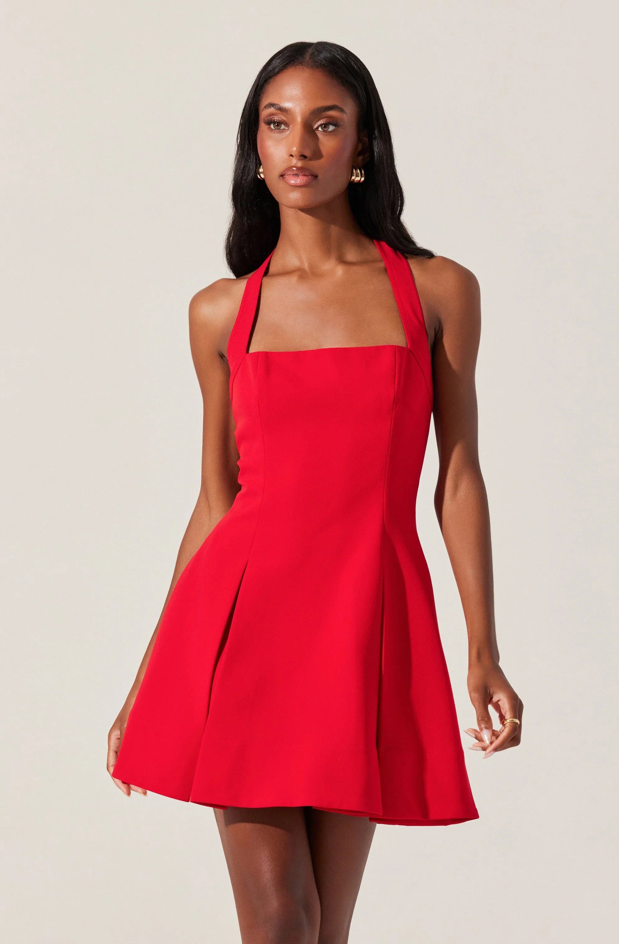 Lbruh Lilibeth Halter Neck Mini Dress