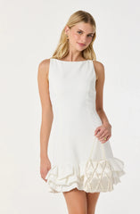 Lbruh Elexis Ruffle Hem Mini Dress