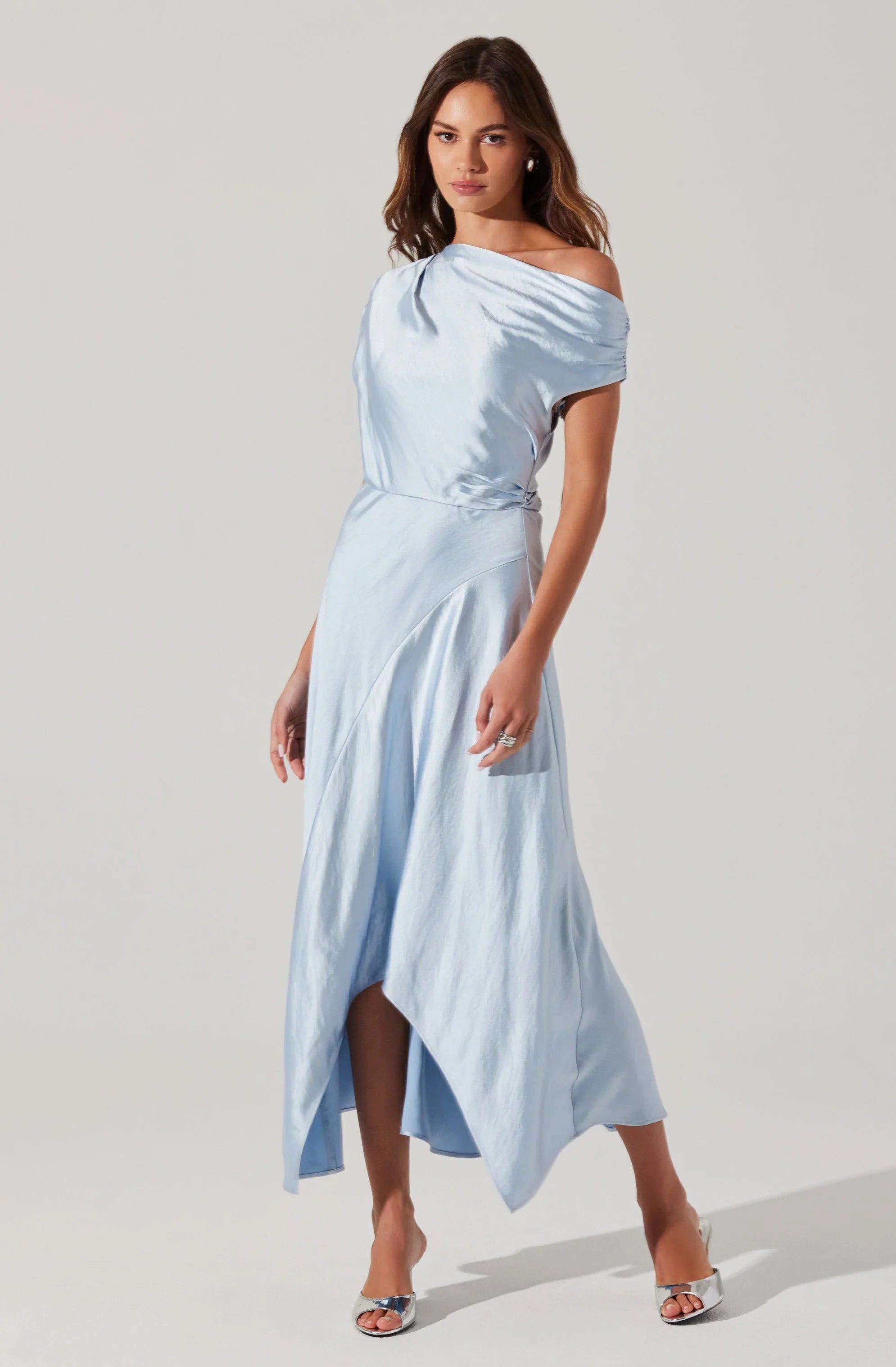 Lbruh Mairyn Satin Midi Dress