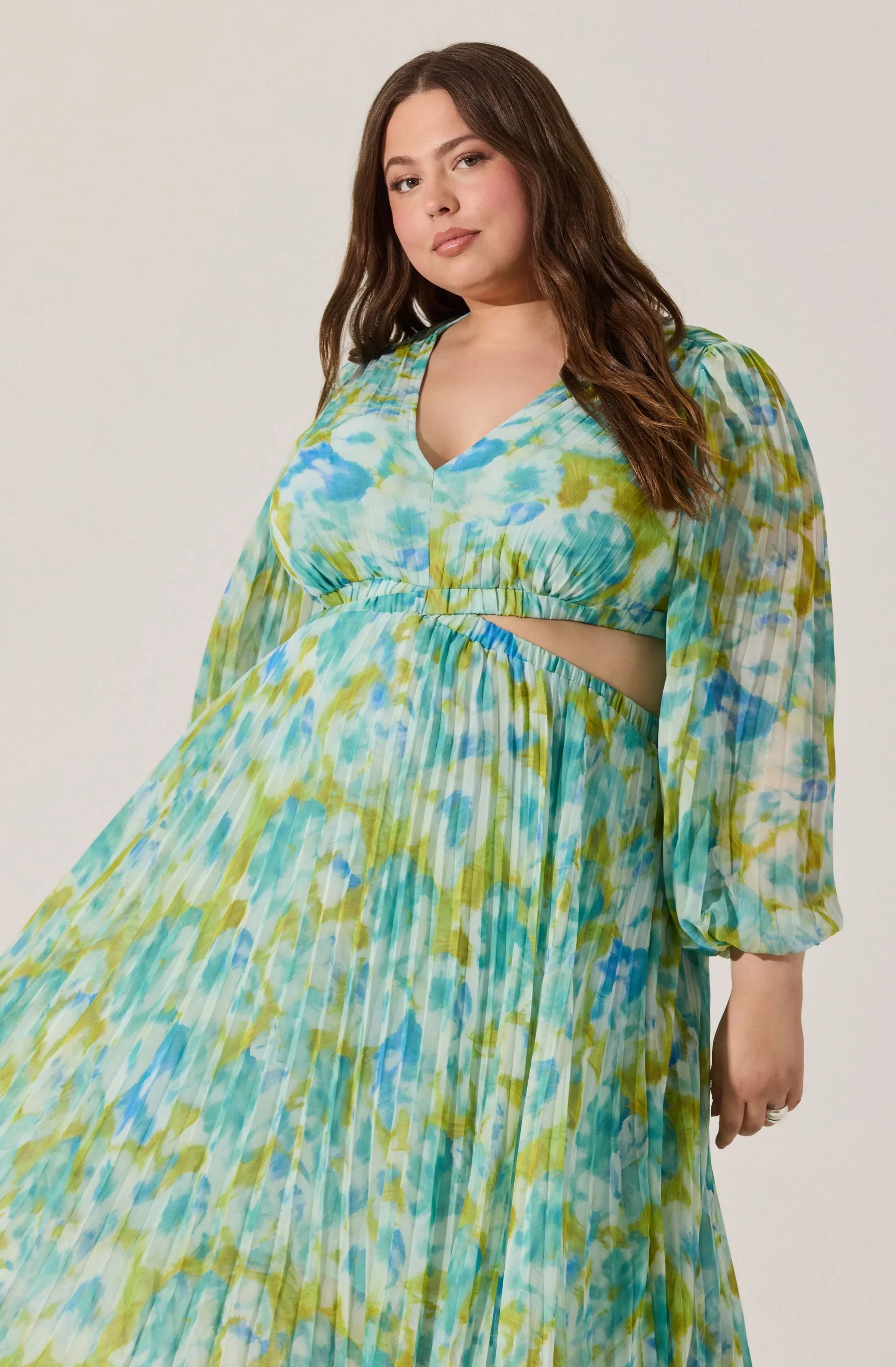 Lbruh Revery Floral Long Sleeve Maxi Dress