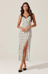 Lbruh Eirene Polka Dot Midi Dress