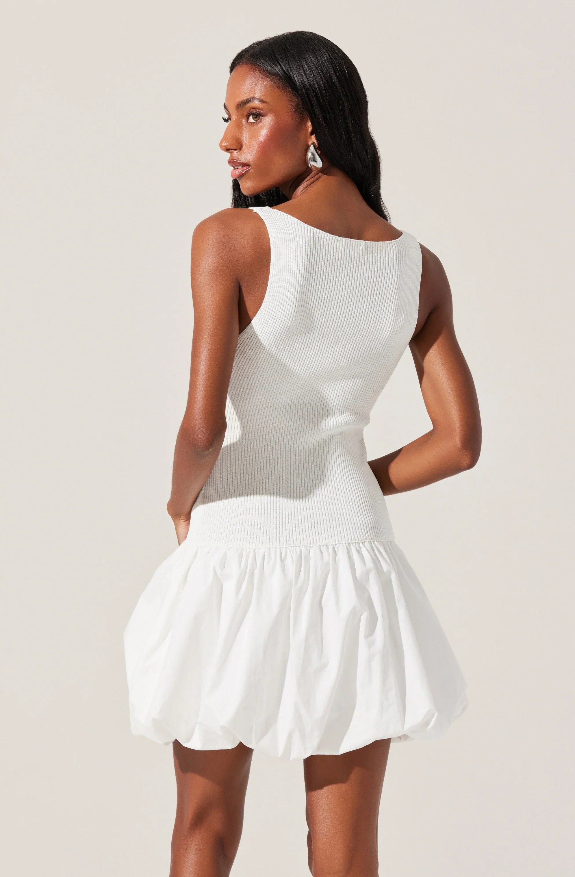 Lbruh Nettie Bubble Hem Sweater Dress