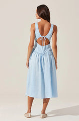 Lbruh Thierry Linen Midi Dress