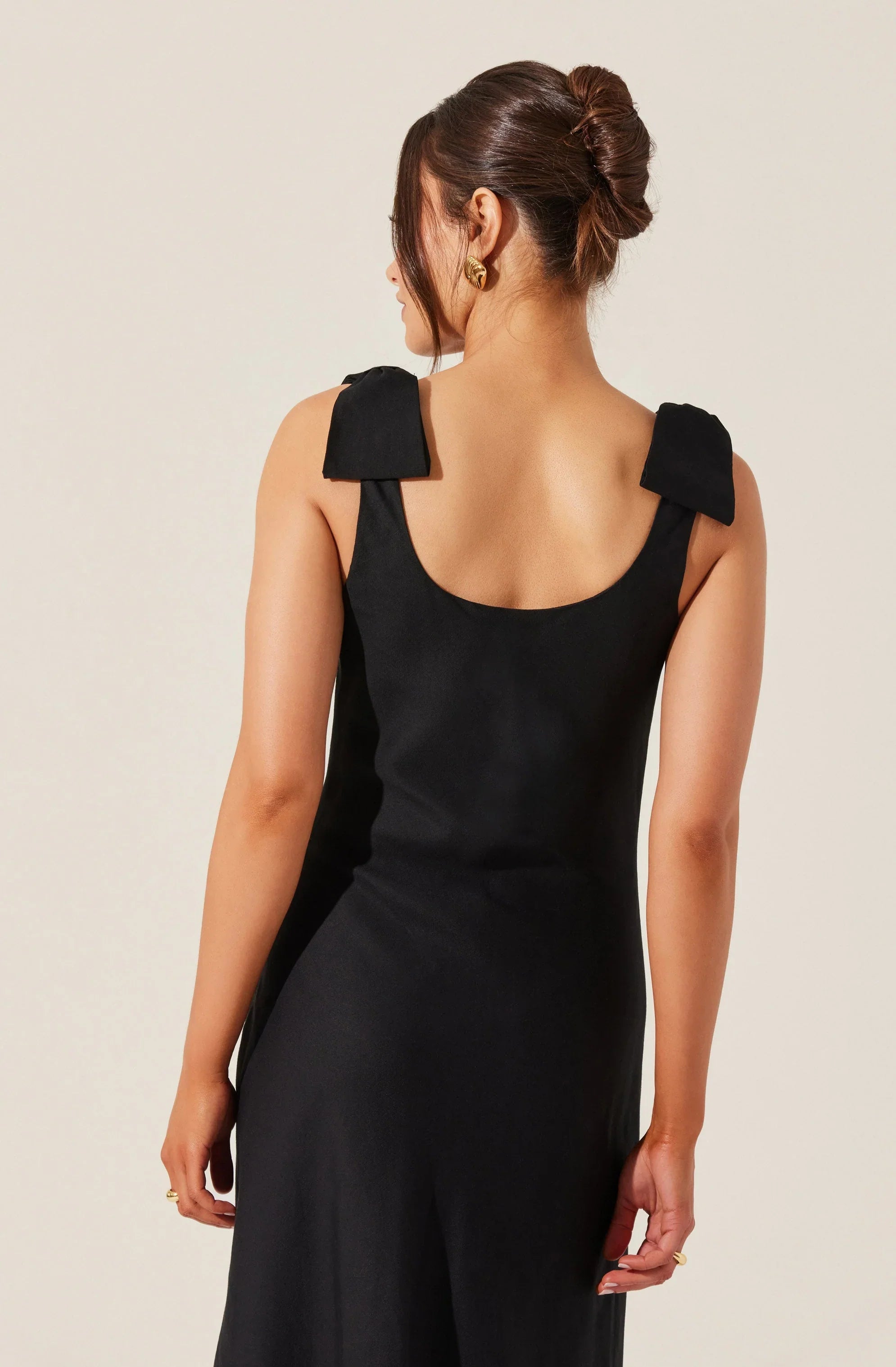 Lbruh Kateleya Bow Detail Midi Dress