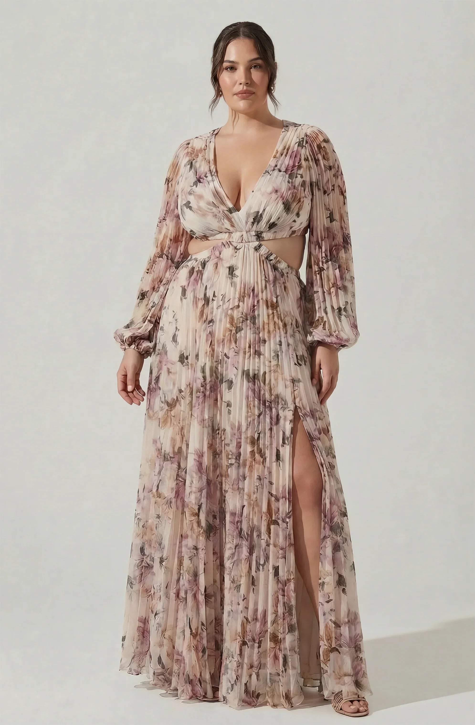 Lbruh Revery Floral Long Sleeve Maxi Dress