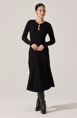 Lbruh Fallyn Ribbed Sweater Midi Dress