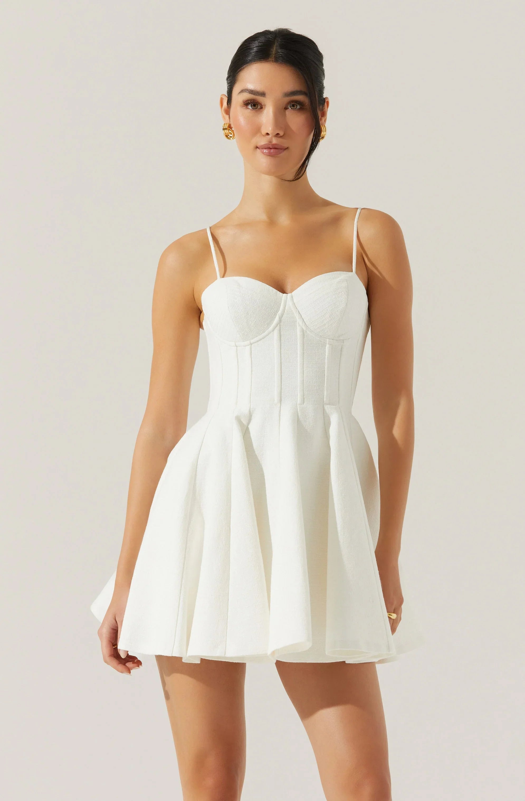 Lbruh Fenna Textured Corset Mini Dress
