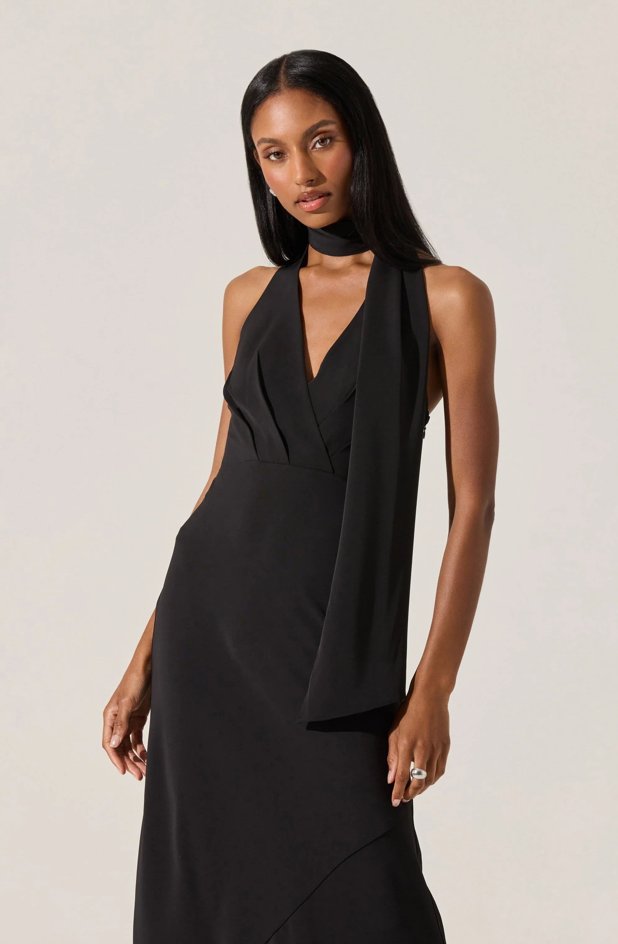 Lbruh Hilaire Halter Midi Dress