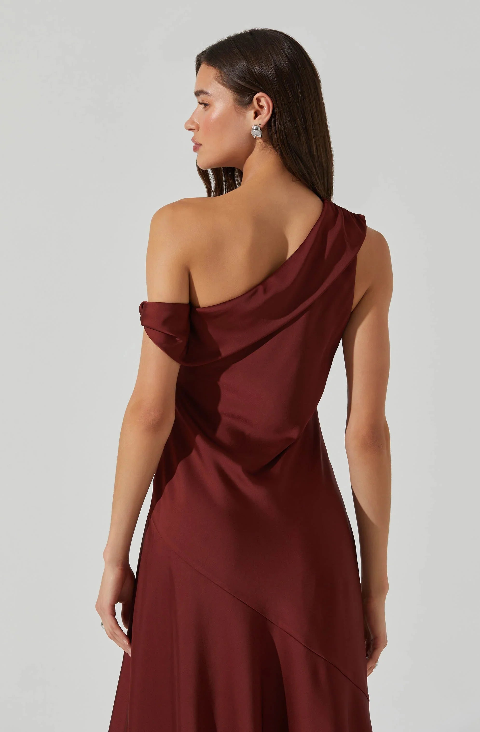 Lbruh Orissa Satin Off Shoulder Dress