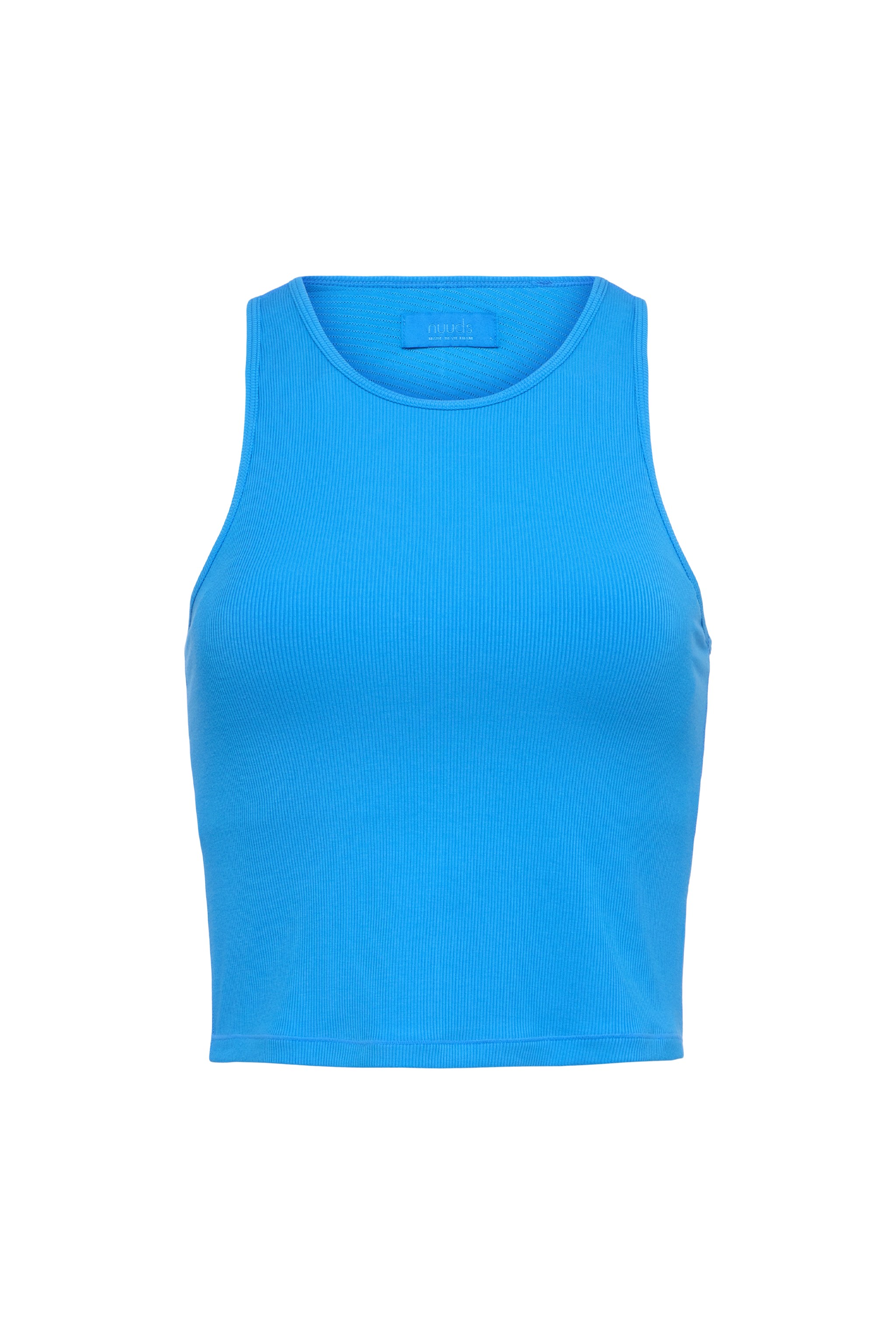 Sporty Rib Racer Tank | Cobalt