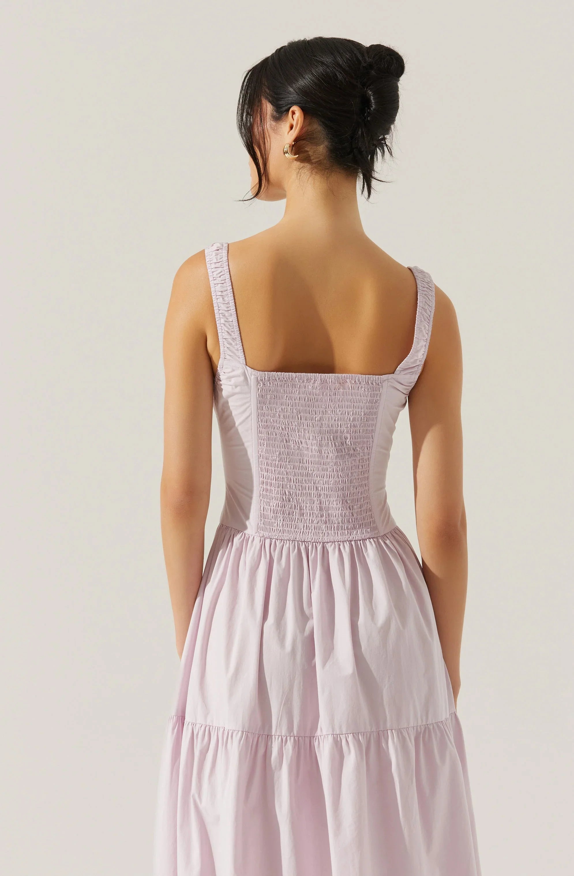 Lbruh Temperance Tiered Milkmaid Maxi Dress