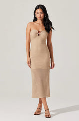 Lbruh Kasandra Strapless Open Knit Dress