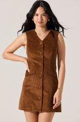 Lbruh Gisselle Corduroy Mini Dress