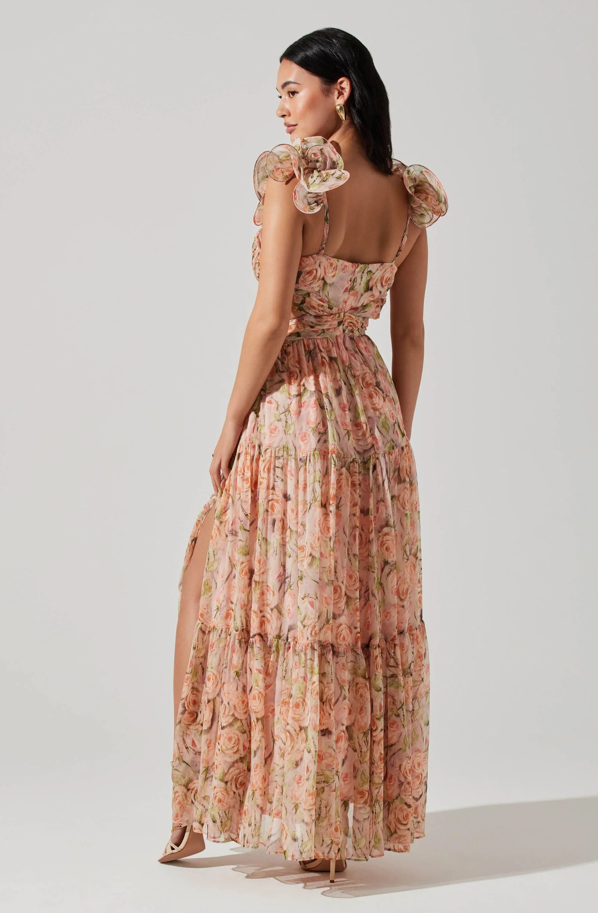 Lbruh Fritillaria Floral Maxi Dress