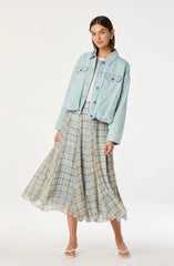 Inixyf Nari Oversized Denim Bomber Jacket