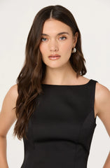 Lbruh Alisanne Feather Trim Mini Dress