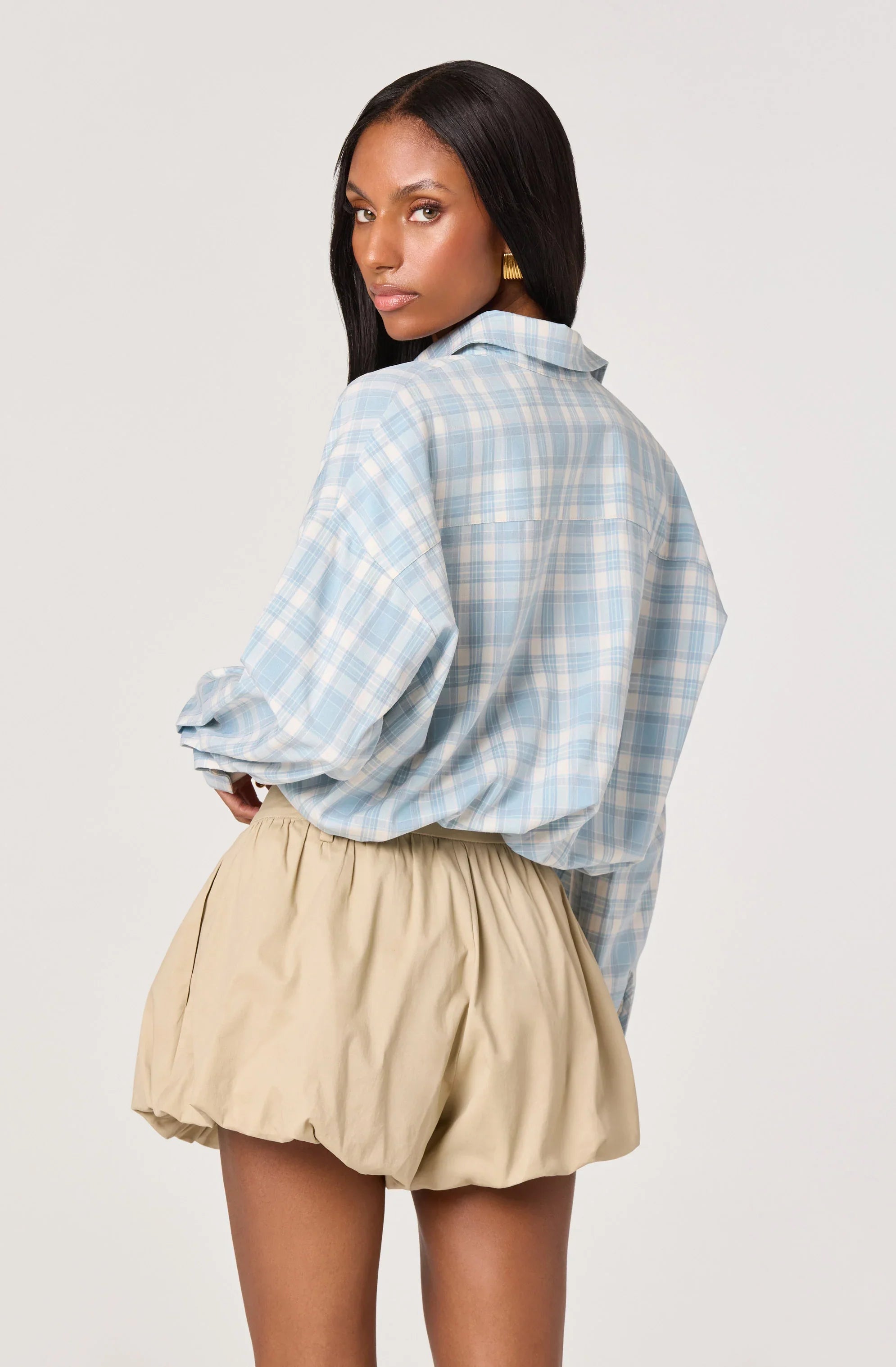 Inixyf Jensen Plaid Button-Down Shirt