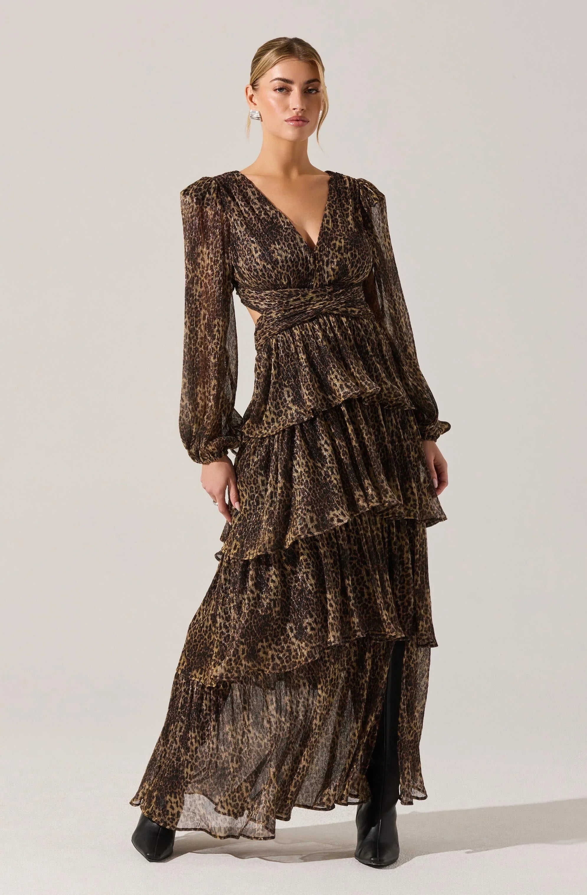 Lbruh Anora Floral Tiered Maxi Dress