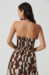 Lbruh Mariella Halter Maxi Dress