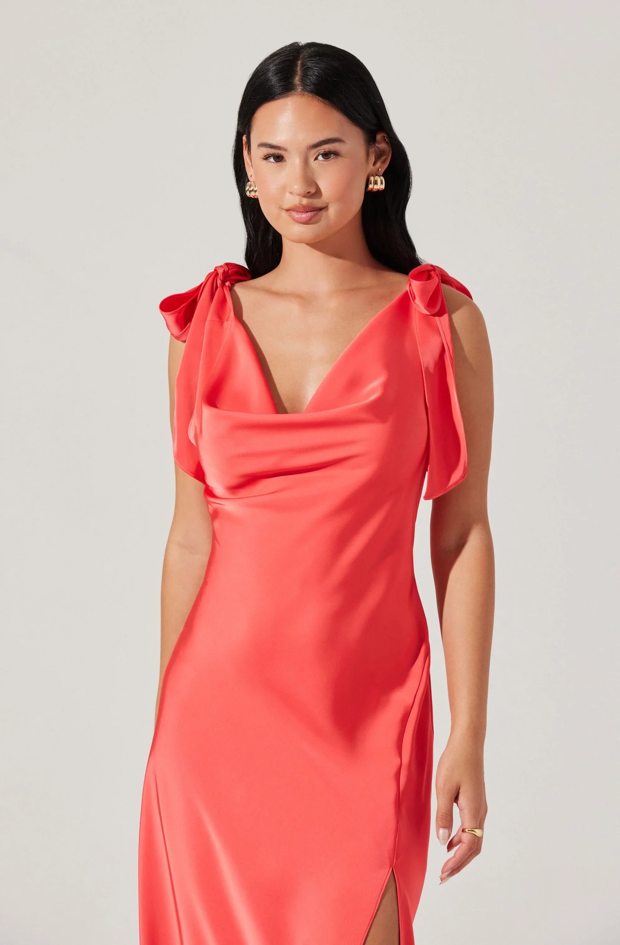 Lbruh Allexina Satin Midi Dress