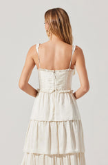 Lbruh Tempany Tiered Bustier Maxi Dress