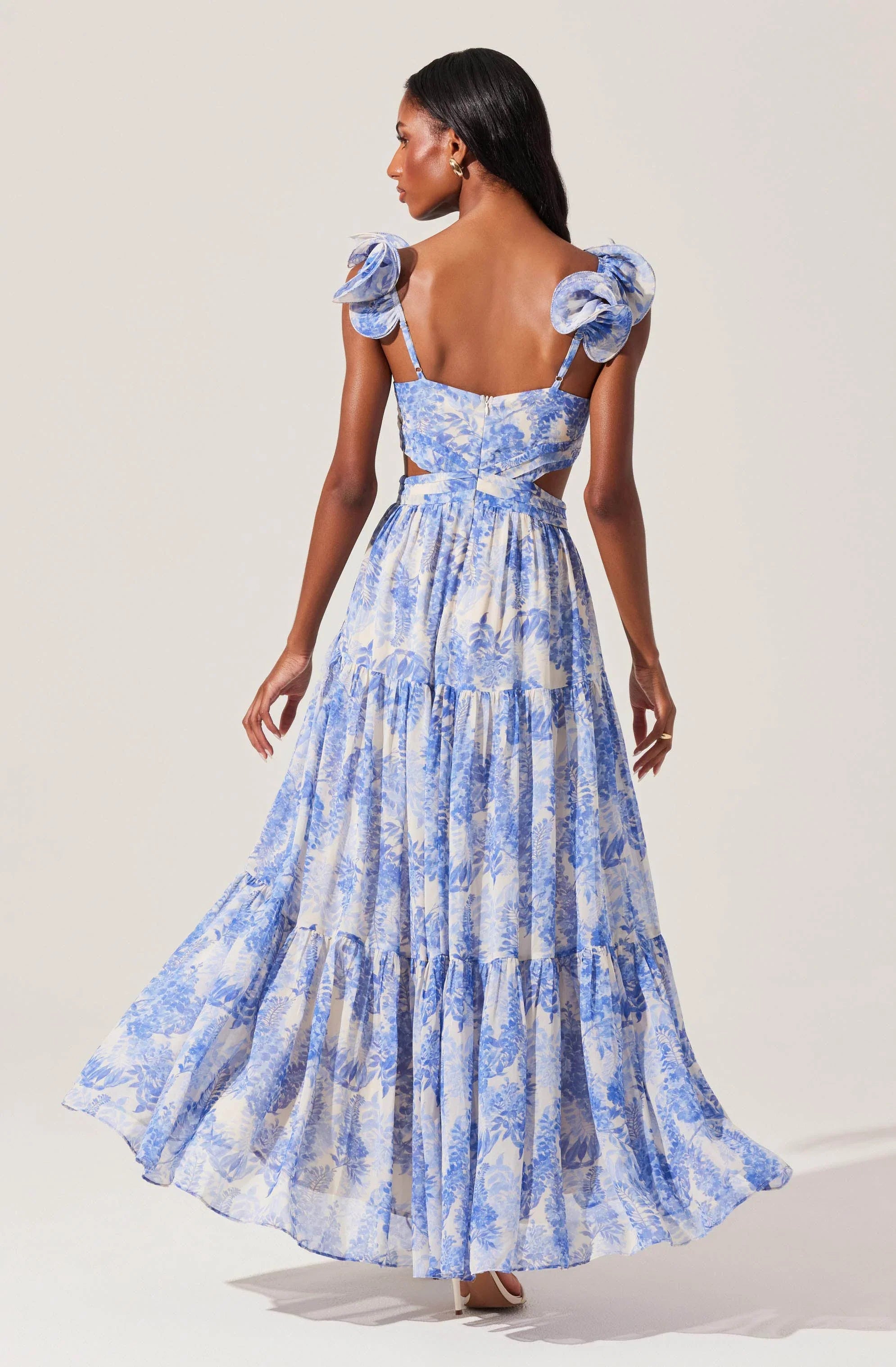 Lbruh Fritillaria Floral Maxi Dress