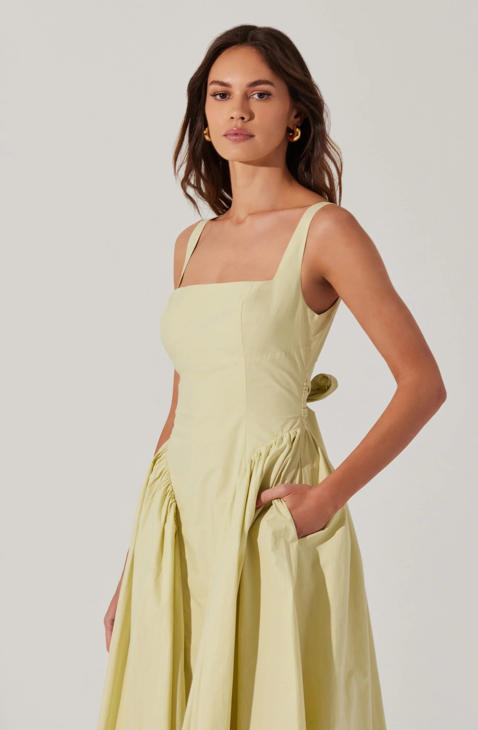 Lbruh Vinya Poplin Drop Waist Dress