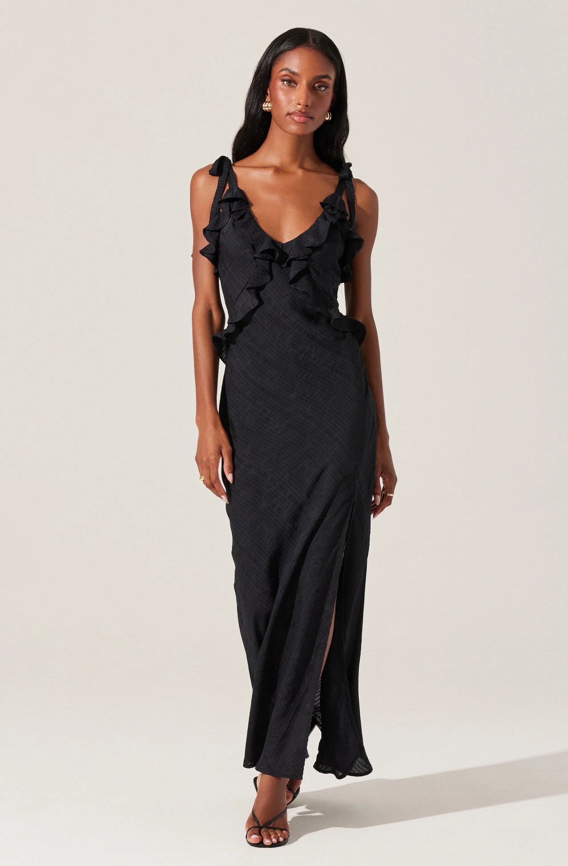Lbruh Sorbae Ruffle Maxi Dress